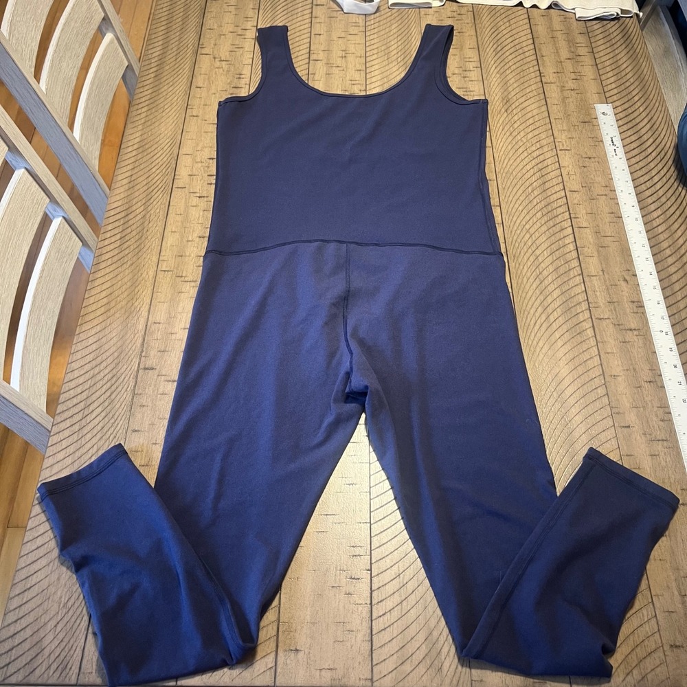 Ingrid & Isabel Women L Maternity Jumpsuit Navy Basics Tank Legging Sleeveless - Picture 6 of 6
